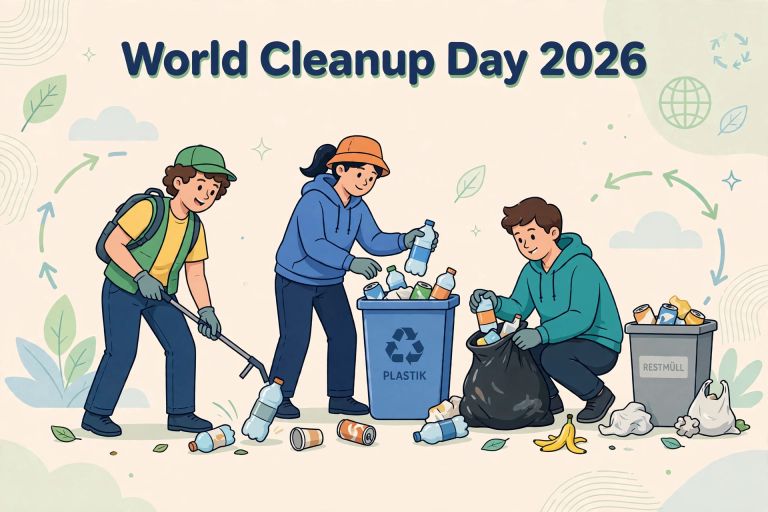 World Clean Up Day 2026 in Haltern am See - Die grosser.nrw GbR führt eine Aktion in der Holtwicker Wacholderheide durch