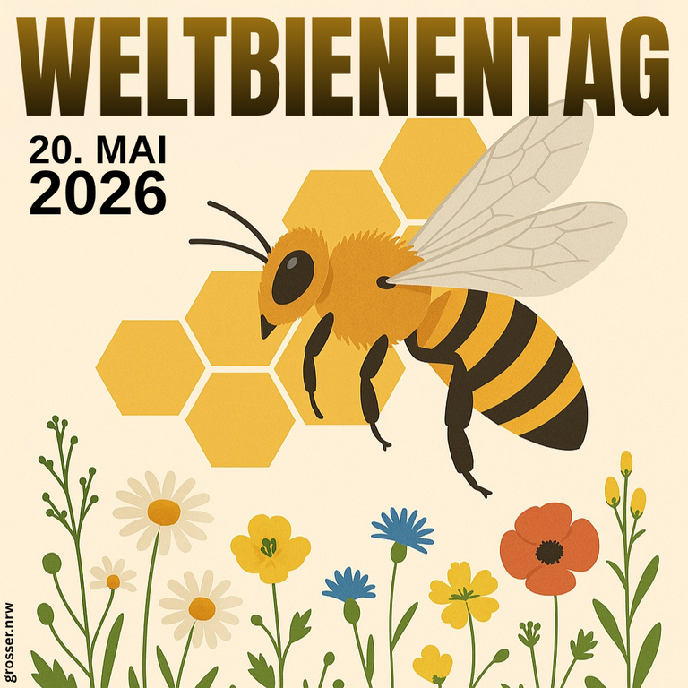 Aktion zum Weltbienentag