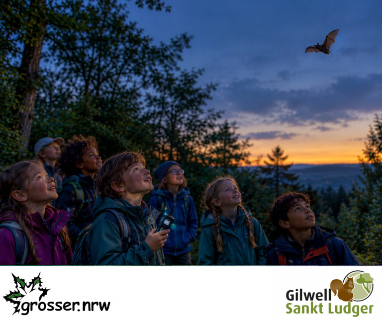 Fledermaustag - Ein erlebnispädagogisches Kooperationsangebot der Jugendbildungsstätte Gilwell Sankt Ludger e.V. und der grosser.nrw GbR