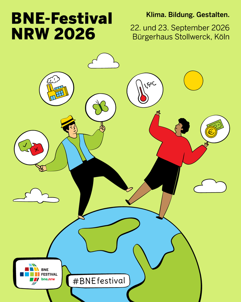 Triff die grosser.nrw GbR auf dem NRW BNE festival 2026 in Köln